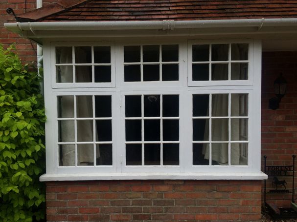 Old timber window