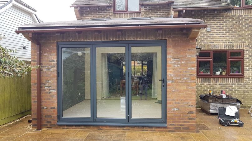 Aluminium Bi-folding doors